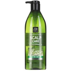 Восстанавливающий шампунь для чувствительной кожи головы Energy from Jeju Green Tea Scalp Care Shampoo 680 мл MISE EN SCENE