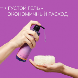 Гель для душа ЛАВАНДА и ВАНИЛЬ 250 мл SAVONRY
