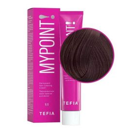 Перманентная крем-краска для волос Mypoint 7.61/ Блондин махагоново-пепельный 60 мл. TEFIA