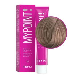 Перманентная крем-краска для волос Mypoint 8.81/ Светлый блондин коричнево-пепельный 60 мл TEFIA