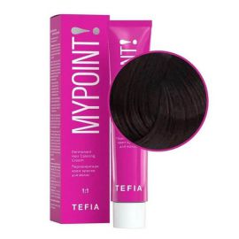 Перманентная крем-краска для волос Mypoint 4.0/ Брюнет натуральный 60 мл TEFIA