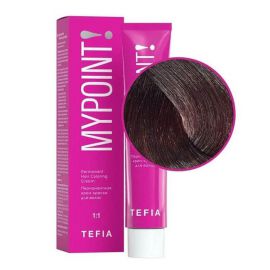 Перманентная крем-краска для волос Mypoint 5.3/ Светлый брюнет золотистый 60 мл TEFIA