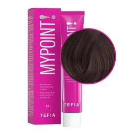 Перманентная крем-краска для волос Mypoint 6.81/ Темный блондин коричнево-пепельный 60 мл TEFIA