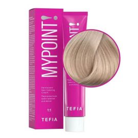 Перманентная крем-краска для волос Mypoint 10.87/ Экстра светлый блондин коричнево-фиолетовый 60 мл TEFIA