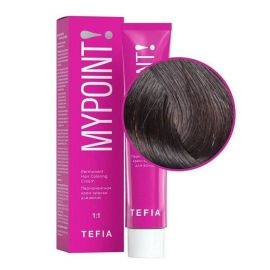 Перманентная крем-краска для волос Mypoint 5.8/ Светлый брюнет коричневый 60 мл TEFIA