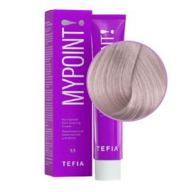 Гель-краска для волос тон в тон Mypoint 10.7/ Экстра светлый блондин фиолетовый, безаммиачная 60 мл TEFIA