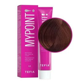 Перманентная крем-краска для волос Mypoint 7.48/ Блондин медно-коричневый 60 мл TEFIA