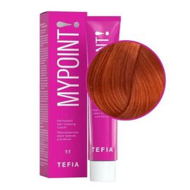 Перманентная крем-краска для волос Mypoint 8.4/ Светлый блондин медный 60 мл TEFIA