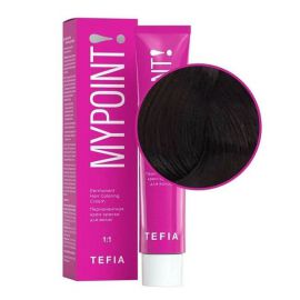 Перманентная крем-краска для волос Mypoint 3.0/ Темный брюнет натуральный 60 мл TEFIA