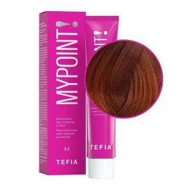 Перманентная крем-краска для волос Mypoint 7.4/ Блондин медный 60 мл TEFIA