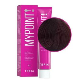 Перманентная крем-краска для волос Mypoint 6.61/ Темный блондин махагоново-пепельный 60 мл TEFIA