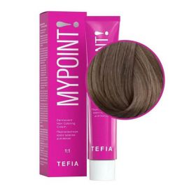 Перманентная крем-краска для волос Mypoint 7.1/ Блондин пепельный 60 мл TEFIA