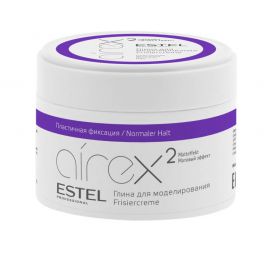 Глина для моделирования волос Airex с матовым эффектом пластичная фиксация 65 мл. Estel