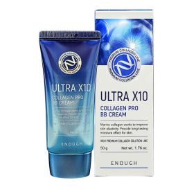 BB-крем с морским коллагеном / Ultra X10 Collagen Pro BB Cream SPF 47 PA+++ 50 г Enough