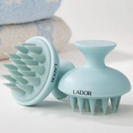 Массажер для мытья волос и кожи головы / Dermatical Shampoo Brush голубой Lador