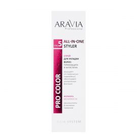 Спрей для укладки волос: термозащита и антистатик All-In-One Styler 150 мл Aravia