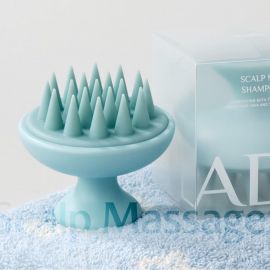 Массажер для мытья волос и кожи головы / Dermatical Shampoo Brush голубой Lador