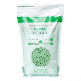 Полимерный воск для депиляции / Herbal Delicate для интимных зон 1000 г Aravia