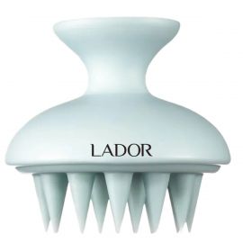 Массажер для мытья волос и кожи головы / Dermatical Shampoo Brush голубой Lador