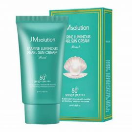 Увлажняющий солнцезащитный крем с жемчугом SPF50+/PA++++ 50 мл Jmsolution