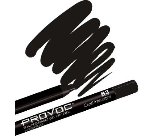 Гелевый карандаш для глаз. Provoc Gel Eye Liner. Provoc Semi-permanent Gel Eye Liner. Provoc гелевый карандаш-подводка для глаз. Provoc Gel Eye Liner 87.