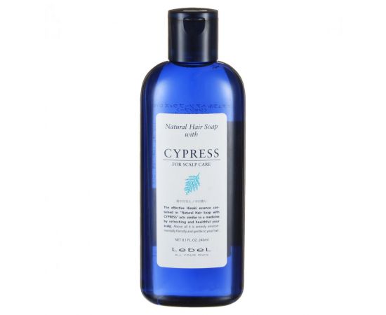 Шампунь для волос против перхоти Natural Hair Soap Cypress 240 мл. Lebel