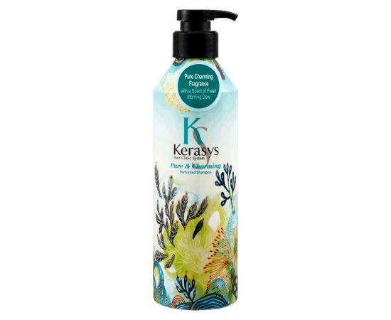 Шампунь для сухих и ломких волос, Pure & Charming Perfumed Shampoo, 600 мл. Kerasys