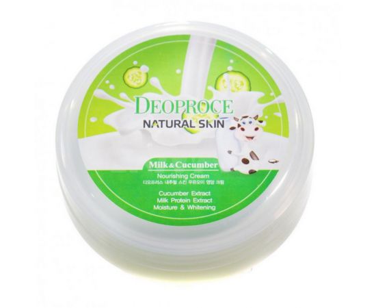 Крем для лица увлажняющий, Deoproce Moisture Milk Cucumber Cream 100 мл. Deoproce