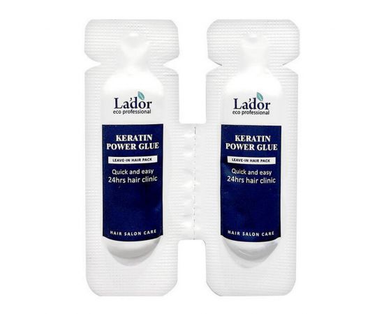 Сыворотка-клей для посечённых кончиков волос, Keratin Power Glue 1 гр.+1 гр. Lador