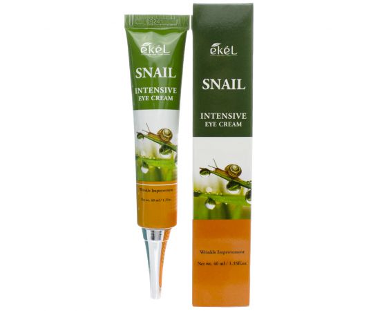 Крем для век с муцином улитки, Intensive Eye Cream Snail 40 мл. Ekel