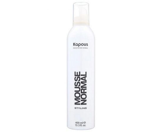 Мусс для укладки волос нормальной фиксации «Mousse Normal» 400 мл. Kapous
