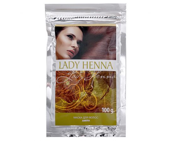 Маска для волос амла укрепляющая, 100 гр. Lady Henna