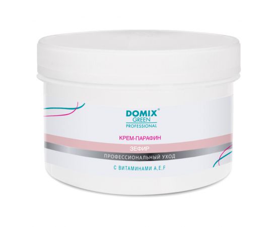 Крем-парафин «Зефир» с витаминами A,E,F, Green Professional 500 мл. Domix