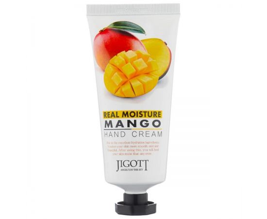 Крем для рук с экстрактом манго Real Moisture Mango Hand Cream 100 мл. Jigott