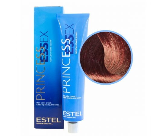 Крем-краска для волос Princess Essex 6/65 Тёмно-русый фиолетово-красный-бордо 60 мл. Estel