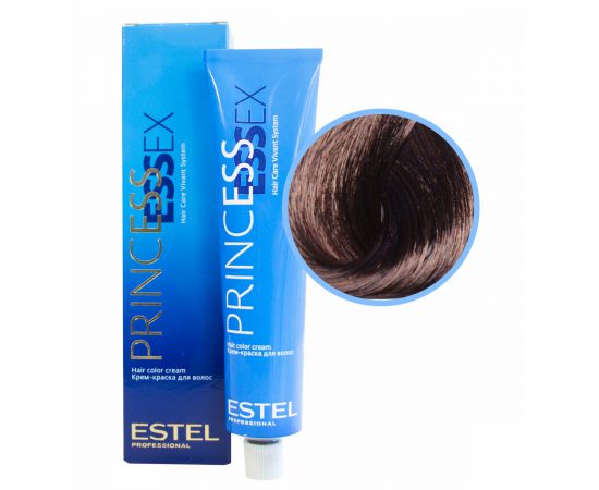 Крем-краска для волос Princess Essex 6/76 Тёмно-русый коричнево-фиолетовый-благородная умбра 60 мл. Estel