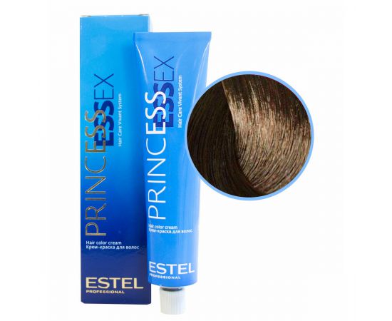 Крем-краска для волос Princess Essex 6/7 Тёмно-русый коричневый 60 мл. Estel