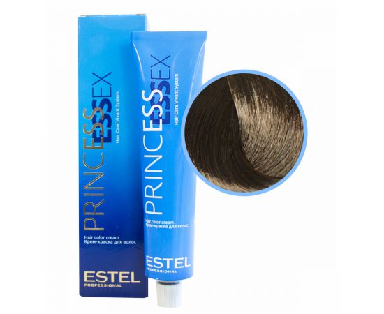 Крем-краска для волос Princess Essex 6/77 Тёмно-русый коричневый интенсивный-мускатный орех 60 мл. Estel