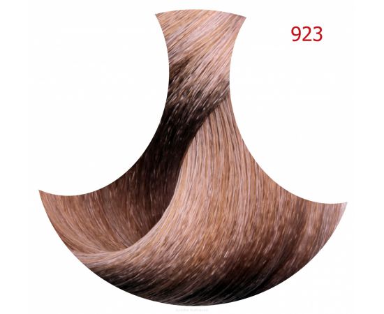 Крем-краска для волос с гиалуроновой кислотой 923 Суперосветляющий перламутрово-бежевый блонд 100 мл. Kapous
