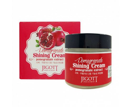 Регенерирующий крем для лица с экстрактом граната Jigott Pomegranate Shining Cream 70 мл. Jigott