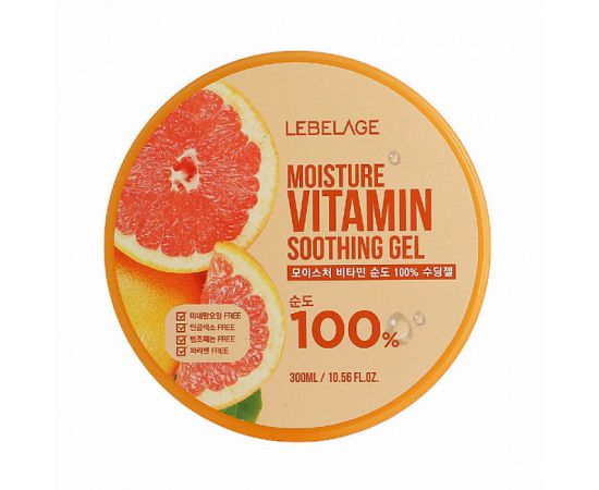 Увлажняющий гель с грейпфрутом Moisture Vitamin 100% Soothing Gel 300 мл. Lebelage