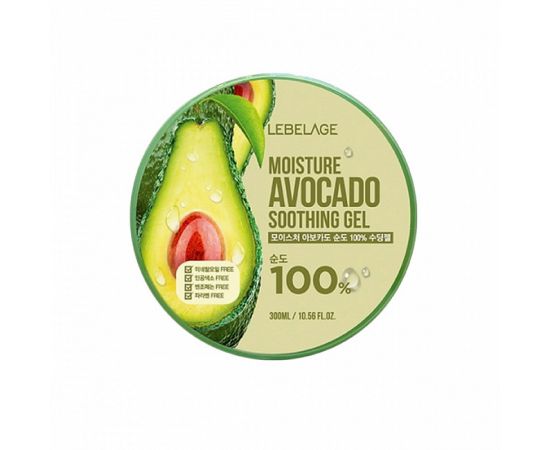 Универсальный гель с авокадо Moisture Avocado Soothing Gel 300 мл. Lebelage