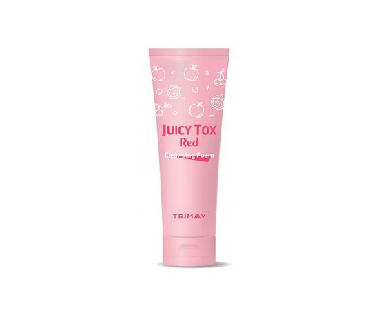 Очищающая пенка Juicy Tox Red Cleansing Foam 120 мл. Trimay