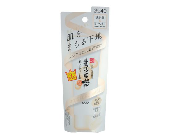 Солнцезащитная увлажняющая основа под макияж с изофлавонами сои молочно-бежевая, SPF 40 Soy Milk 50 гр. SANA
