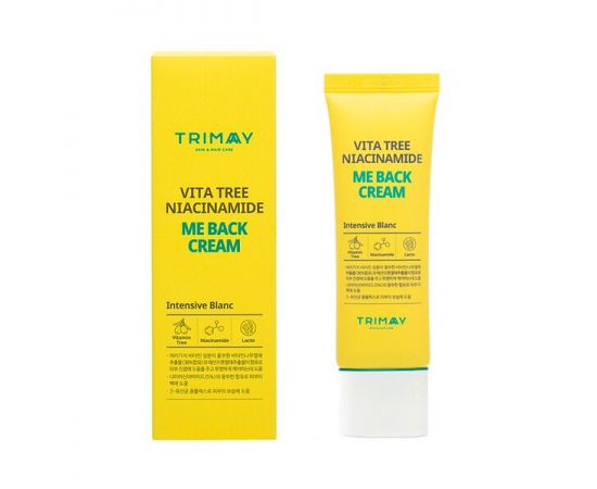 Осветляющий высококонцентрированный крем Vita Tree Niacinamide Me Back Cream 50 мл. Trimay