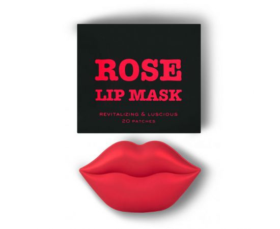 Гидрогелевые патчи для губ (Роза) 20 патчей/ Rose Lip Mask 50 гр. Kocostar