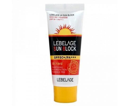 Солнцезащитный крем для лица UV Sun Block SPF 50+ PA+++, 30 мл. Lebelage