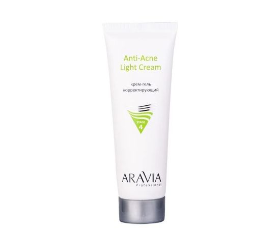 Крем-гель корректирующий для жирной и проблемной кожи Anti-Acne Light Cream, 50 мл. Aravia