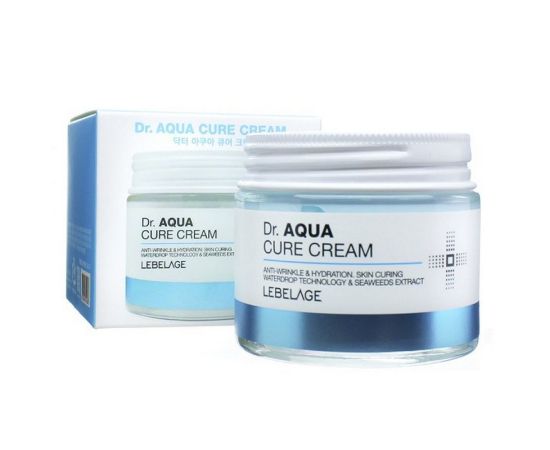 Антивозрастной крем для обезвоженной кожи с морскими водорослями Dr. Aqua Cure Cream, 70 мл. Lebelage