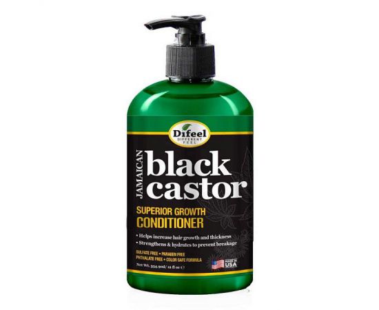 Кондиционер для волос с ямайским чёрным кастором Jamaican Black Castor Conditioner, 354,9 мл. Difeel